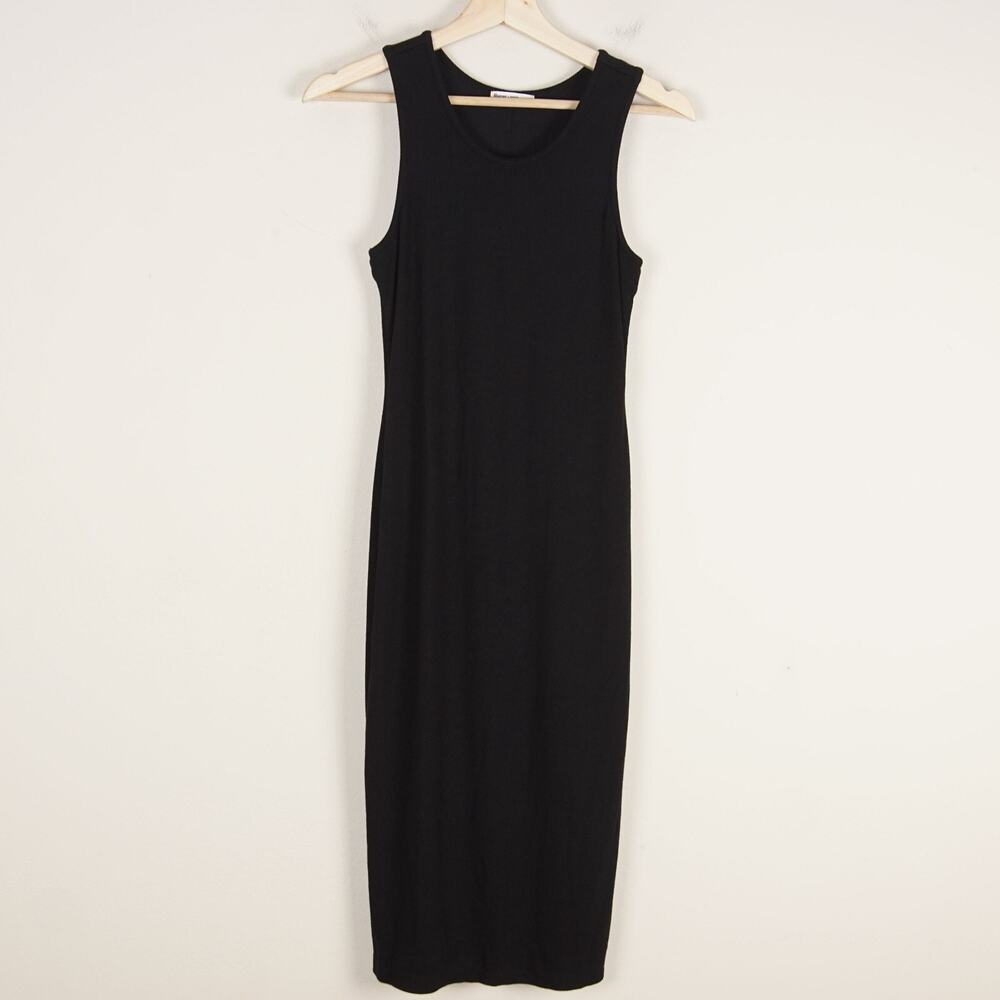 Marine Layer Black Midi Dress